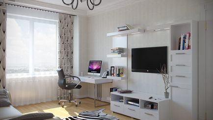 Планування кабінету в квартирі, дизайн та оформлення робочого місця в невеликій кімнаті, вибір