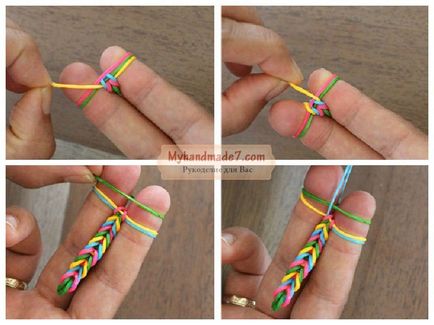 Плетіння браслетів на пальцях кращі майстер-класи з фото