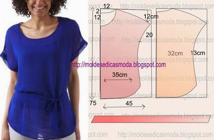 O selecție de bluze de modă luminoase cu modele care pot fi cusute în câteva ore - o mână de utile
