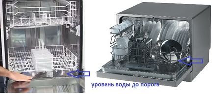 Посудомийна машина тече знизу