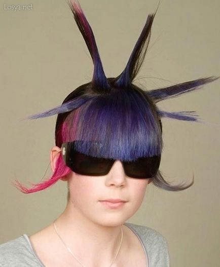Прикольні, смішні, креативні, дурні і божевільні жіночі зачіски (29 фото)