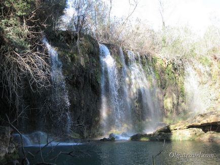 Parcul natural și cascada kurshunlu în antalya