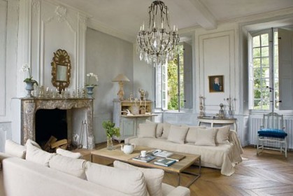 Proiecte si design interior de case in stil francez Provence, cabana si castel