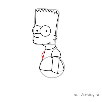 Простий приклад, як намалювати Барт Сімпсон