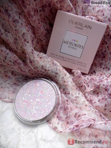 Пудра компактна guerlain meteorites voyage illuminating matte powder - «сама свіжість