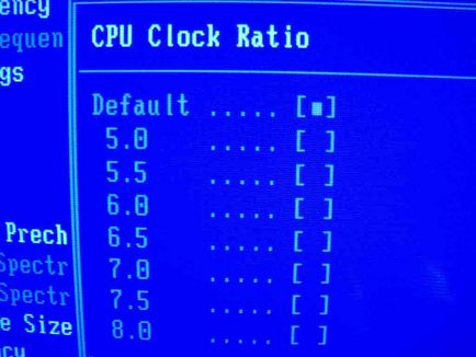 Overclockarea procesoarelor din bios