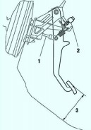 Регулювання гальмової педалі toyota camry