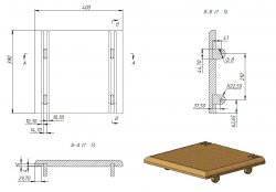 Scaun reglabil pentru elev cu desene de mâini proprii