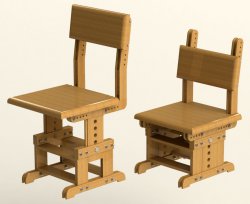 Регульований стілець для школяра своїми руками креслення