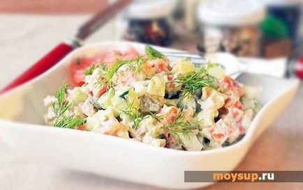 Retete de salate delicioase din hering sarat - gatiti cu placere