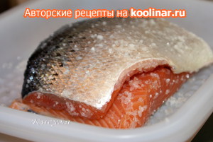 Риба червона солона рецепт з фотографіями