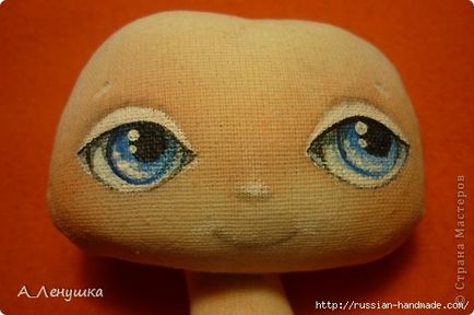 Малюємо очі текстильної ляльки