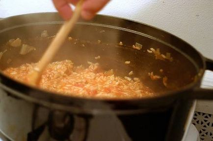 Risotto cu carne tocată - rețetă pas cu pas cu fotografie