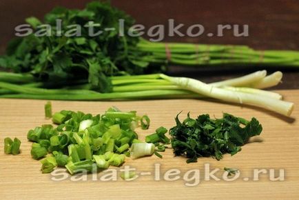 Saláta a zeller szára uborka
