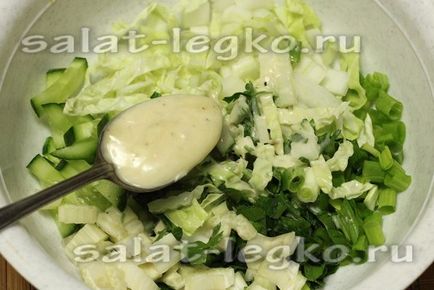 Salată de tulpină tulpini cu castraveți