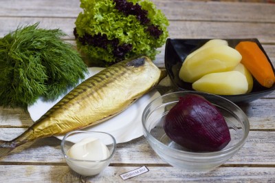 Salată cu macrou afumat - rețetă pas cu pas cu fotografie cum să gătești