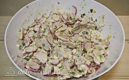 Салат з сардиною рецепт з фото - покрокове приготування салату з редискою і яйцем