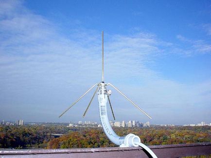 Найпростіша балконні uhf антена, сайт радіоаматорів