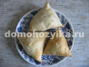 Samsa-recept fényképpel (puff Samsa) Samsa, a recept egy fotót