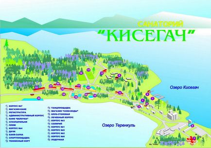Szanatórium Kisegach, Cseljabinszki terület - ár, hely, hely