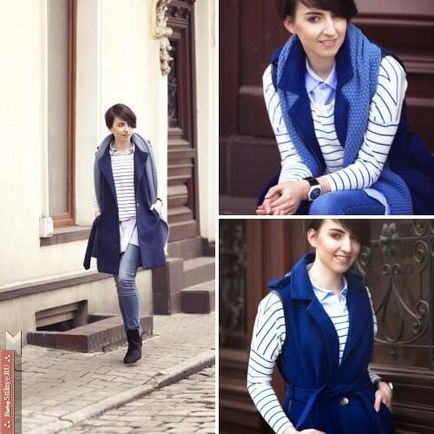 Cu ceea ce este la modă să poarte o vestă (top, cardigan sau pulover dungi) în 2015 cele mai bune fotografii