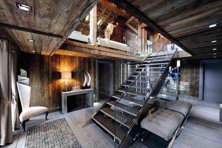Cabana proiectează case în stil, fotografie, interior, combinate, cabana