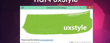 Descărcați uxstyle - patch pentru instalarea de teme