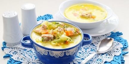 Вершковий суп з лососем легкі рецепти з фото, калорійність