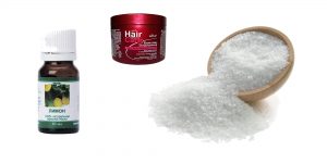 Peeling salin pentru păr și scalp