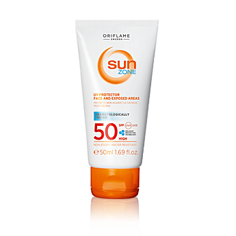 Protectie solara pentru zona de soare fata cu un grad ridicat de protectie spf 50 oriflame, cumpara