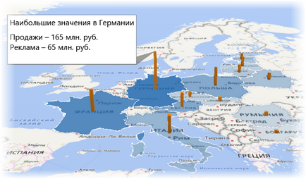 Crearea unei hărți 3d (harta de putere) în ms excel pentru vizualizarea datelor geografice