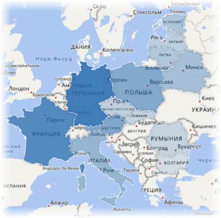 Crearea unei hărți 3d (harta de putere) în ms excel pentru vizualizarea datelor geografice