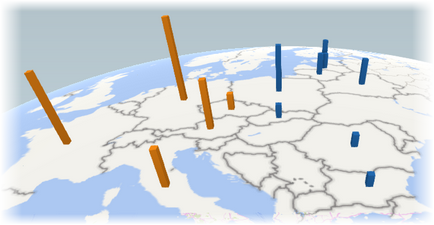 Crearea unei hărți 3d (harta de putere) în ms excel pentru vizualizarea datelor geografice