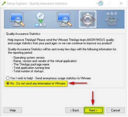 Létrehozása hordozható programok segítségével VMware ThinApp alkalmazások 5
