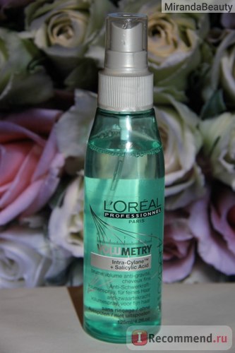 Spray-ellátás L'Oréal Professionnel kötet bővítése, így a bazális kötet a vékony szőr -