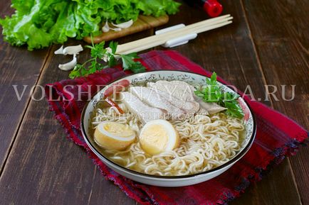 Soup ramen rețetă este clasic, magic