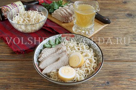 Soup ramen rețetă este clasic, magic