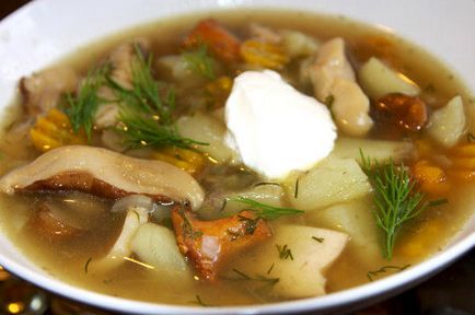 Суп з сушеними білими грибами рецепт і корисні властивості