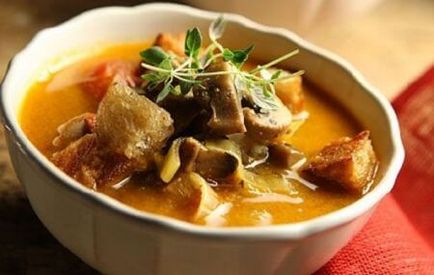 Суп з сушеними білими грибами рецепт і корисні властивості