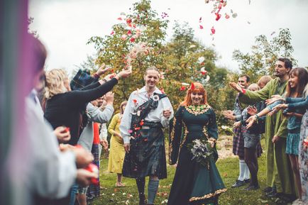 Nunta în stil celtic, fotograf Andrey aslanov