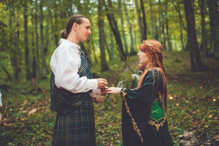 Nunta în stil celtic, fotograf Andrey aslanov