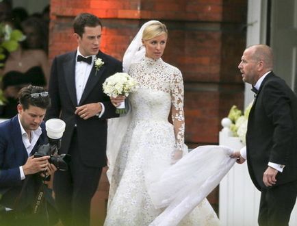 Hilton și Rothschild nunta, fotografie video două rochii de domnisoare de onoare, jenante la nunta a secolului