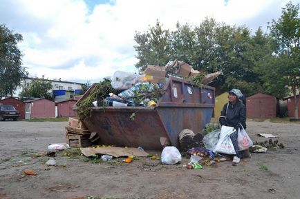 Tambov fără adăpost pe marginea vieții