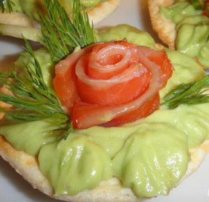 Tartlet cu somon