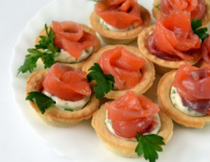 Tartlet cu somon