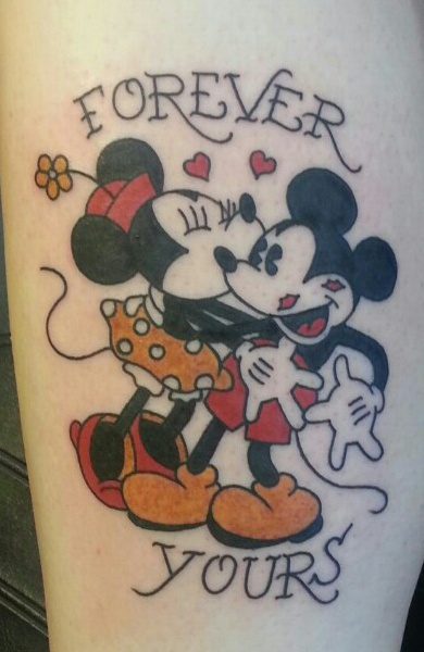 Tattoo Mickey Mouse - érték tetoválás minták és képek