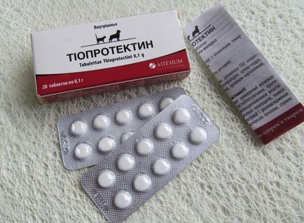 Thioprotectin pentru câini descrierea, instruirea și aplicarea, totul despre câini