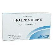 Thiotriazolin útmutató elkészítése, alkalmazása, ellenjavallatok