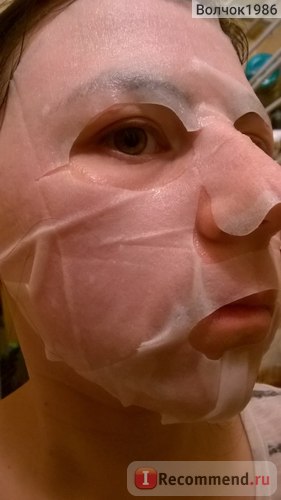 Тканинна маска для обличчя beauty style ботанічна заспокійлива з екстрактом ромашки, колагеном і