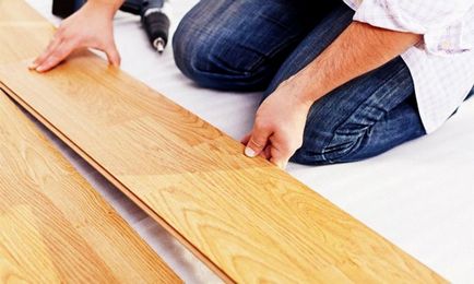 Fektetése függetlenül laminált (laminált) Szóló, laminált magad